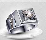 14K White Gold 2Ct Moissanite Ring