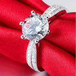 1CT Moissanite Diamond Ring