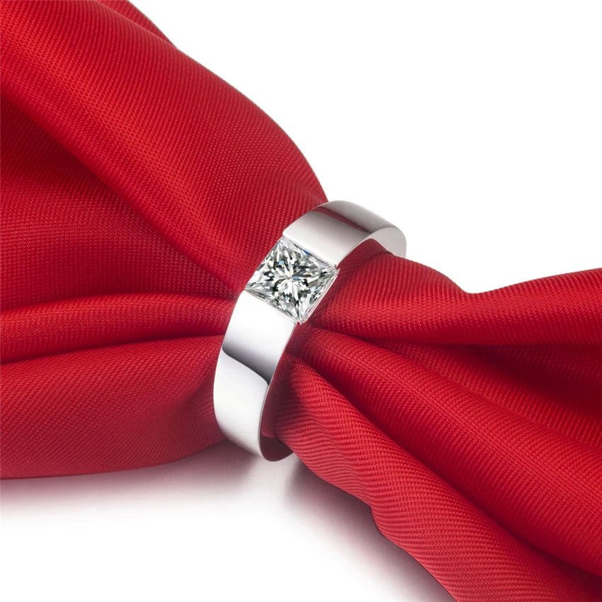 1CT Moissanite Diamond Ring