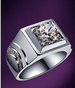 14K White Gold 2Ct Moissanite Ring