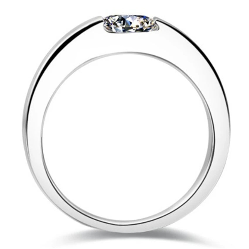 1CT Moissanite Diamond Ring
