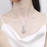 6 Carat Moissanite Lab Diamond 925 Sterling Silver Necklace