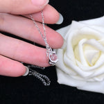 Moissanite Pendant Necklace