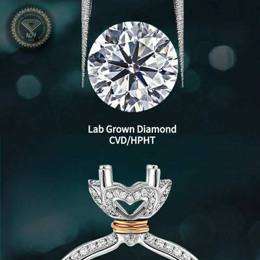 CVD HPHT Lab Grown Diamond Ring