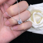 Moissanite Pendant Necklace