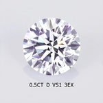 Round Cut Lab Grown Diamonds