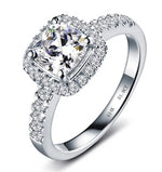 1CT Cushion Moissanite Ring