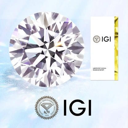 Round Cut Lab Grown Diamonds