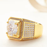 5 Carat Fine Moissanite S925 Solid Sparkle Lab Diamond Ring