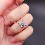 Moissanite Pendant Necklace