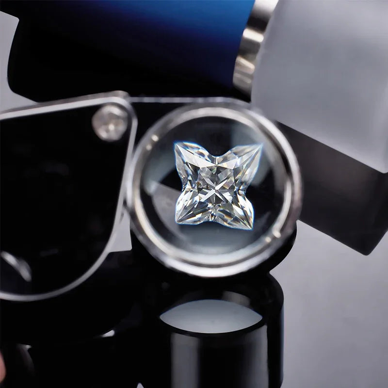 Four Leaf Clover Moissanite  Ring